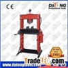 50Ton Manual-Operated Hydraulic Shop Press With Gauge Hand Winch