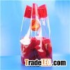 Custom Round Bottom Clear PVC Drawstring Bags