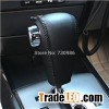 Black Genuine Leather Gear Shift Knob Cover For Kia Sorento 2004-2008 Automatic