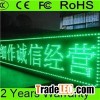 P10 Semi-outdoor Green Color LED Moving Message Digital Display