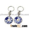Blue And White Porcelain Keychains
