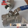 1PC Stainless Steel Floating Reduce Port 1000WOG Thread Ball Valve