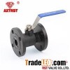 Stainless Steel 1 Piece Reduce Port Flanged Ball Valve