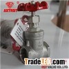 API Stainless Steel Threaded Ends 200WOG Gate Valve With Handwheel Operated