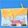 Colorful PVC Clutch Button Closure PVC Bags Coin Purse