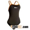 Thin Strap Flyback Swimsuit Chlorine Resistant And UV Protection